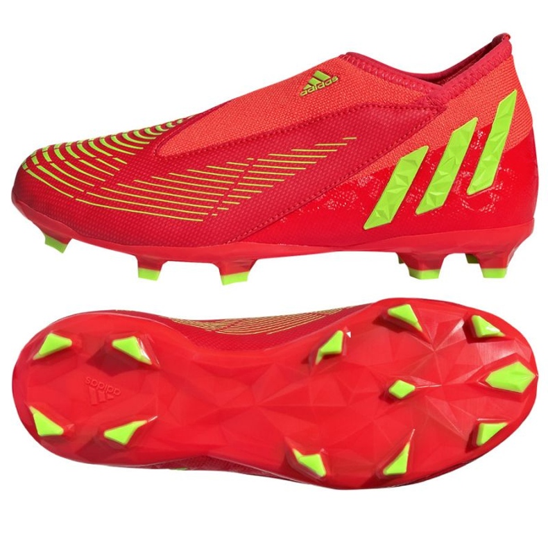 Adidas Predator Edge.3 Ll Fg Jr GW0985 jalkapallokengät punainen appelsiinit ja punaiset