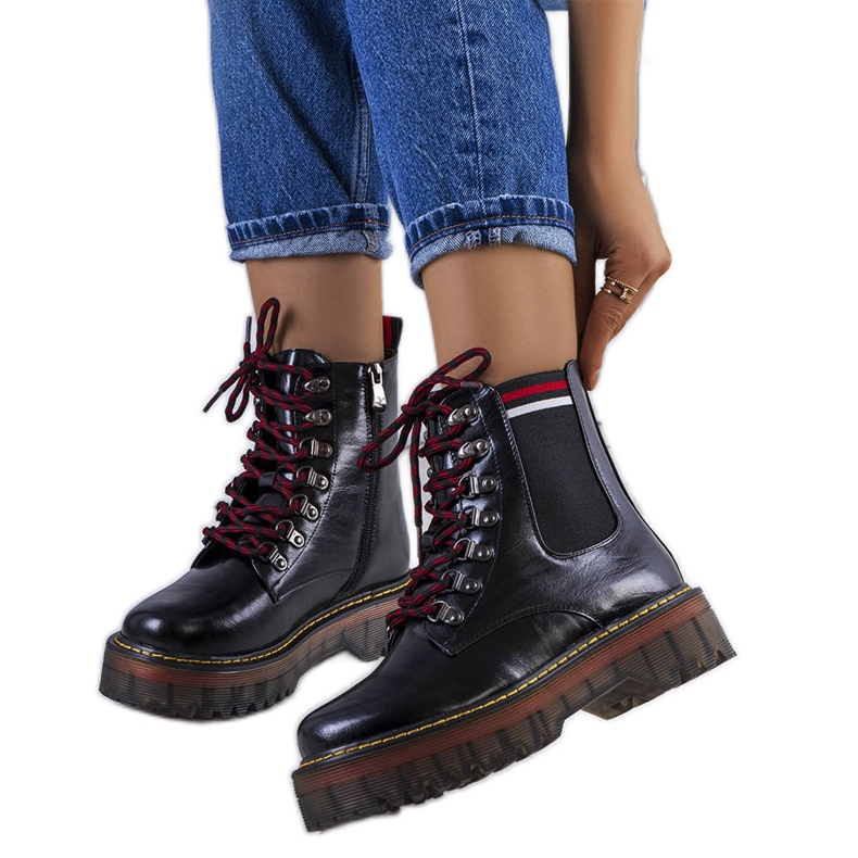 Mustat naisten Foria-saappaat