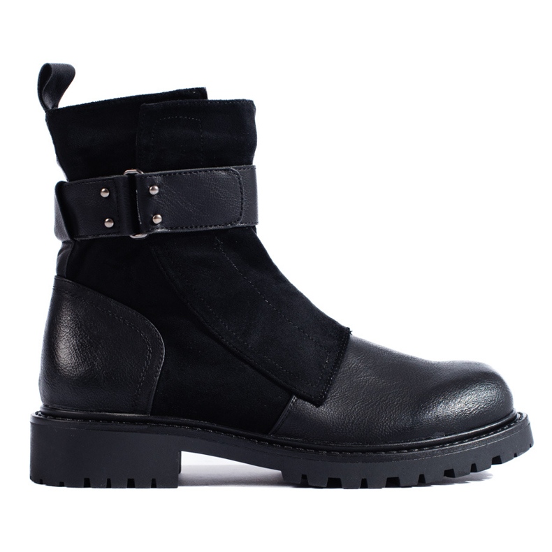 SHELOVET Naisten mustat laukut soljella