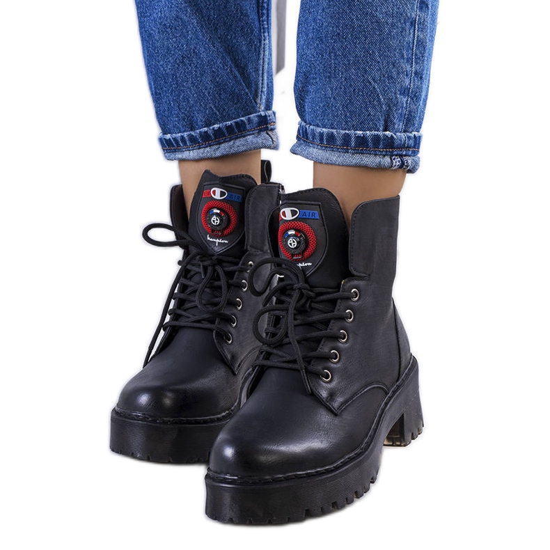 Mustat naisten Ranco-saappaat