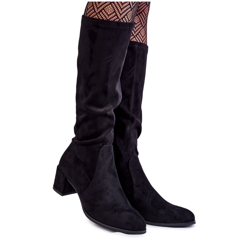 Sergio Leone Klassiset mustat Harpen mokkanahkasaappaat