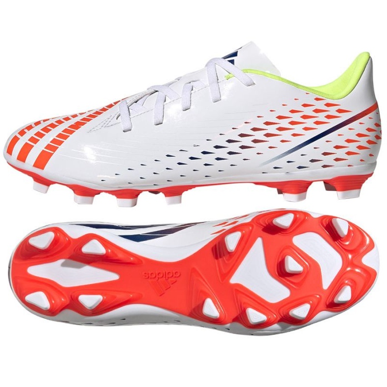 Adidas Predator Edge.4 FxG M GW0989 jalkapallokengät valkoinen valkoinen