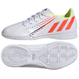Adidas Predator Edge.4 In Jr GV8499 jalkapallokengät valkoinen valkoinen