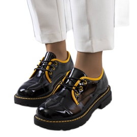 PA1 Mustaksi ja keltaiseksi lakatut Kuzem-kengät keltainen PA1 Mustaksi ja keltaiseksi lakatut Kuzem-kengät keltainen