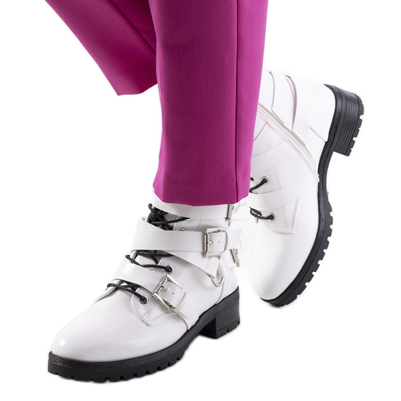 Valkoiset Dons-saappaat valkoinen