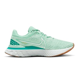 Nike React Infinity Run Flyknit 3 DD3024-301 -kengät vihreä