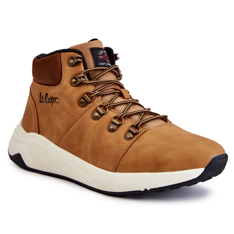 Miesten lämpimät vaelluskengät Lee Cooper LCJ-22-31-1452 Camel ruskea