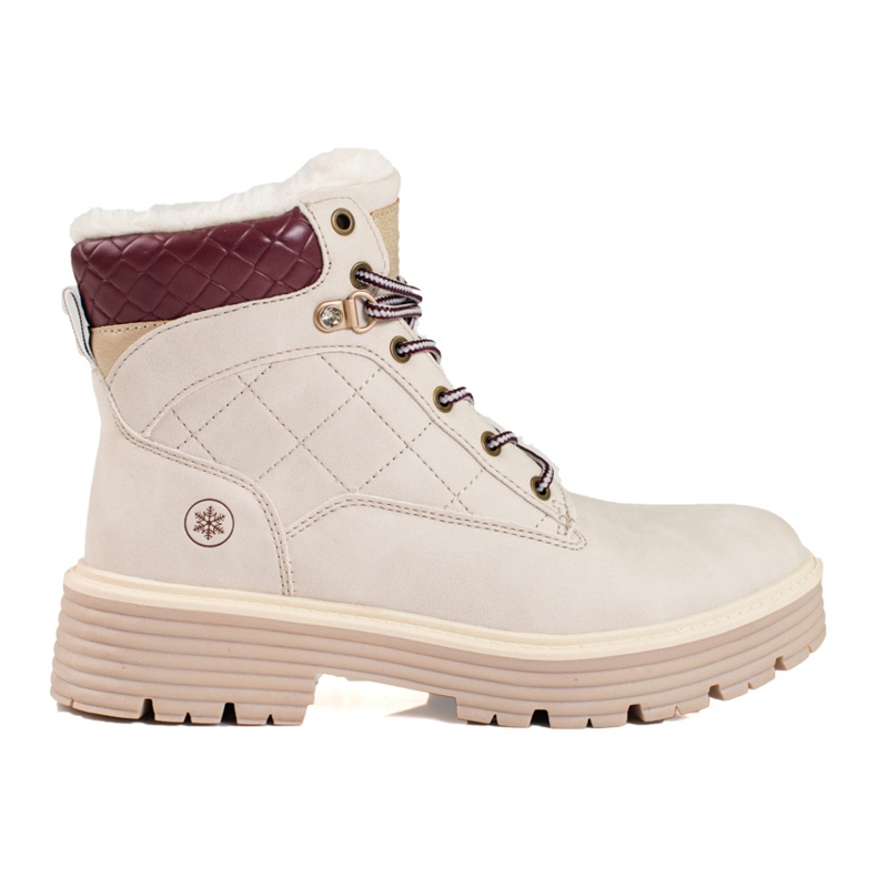 Naisten trappers eristetty shelovet-turkista beige