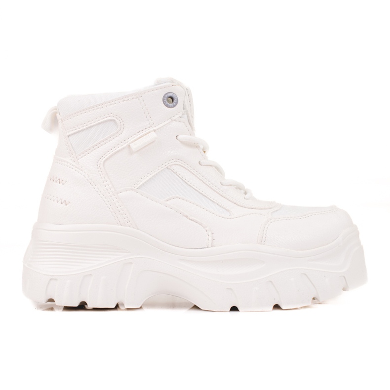 Naisten trapperit Big Star KK274369 alustalla valkoinen