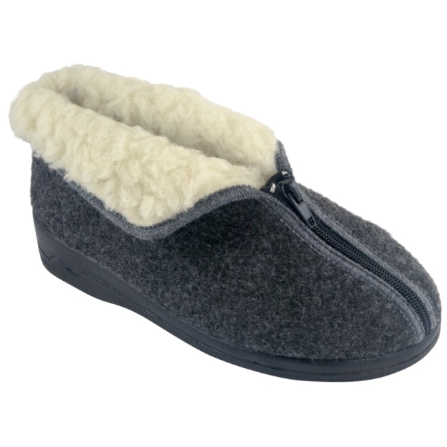 Eristetyt huopatossut Adanex 26844-FBP7FU harmaa