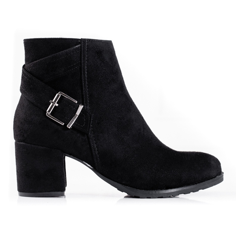 T.Sokolski Mokkanahkaiset nilkkurit Sokolskin pylväässä musta