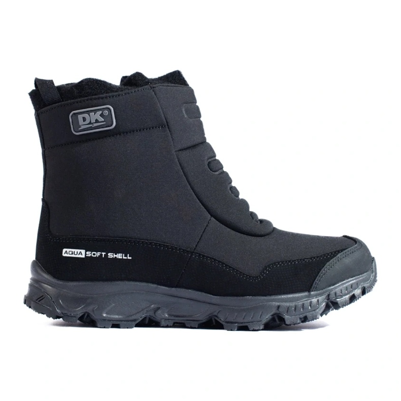 Naisten vaelluskengät DK-vetoketjulla musta