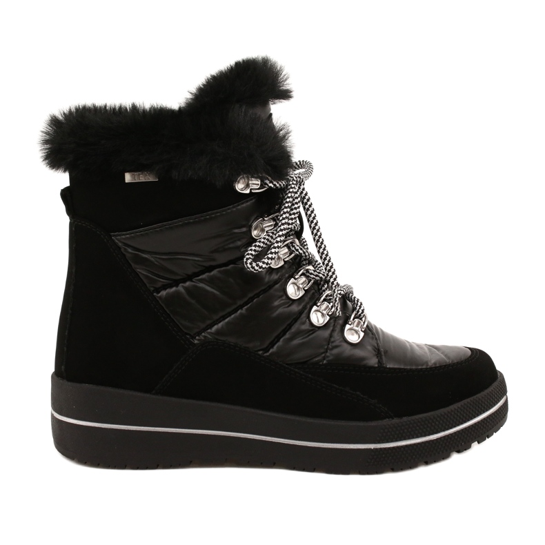 Caprice Naisten Black Snow Boots Vedenpitävä 9-26240-29 019 musta