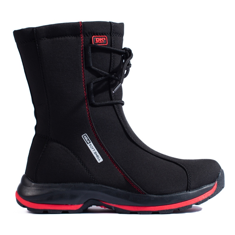 Naisten vaelluskengät DK lampaannahkaisella turkilla musta