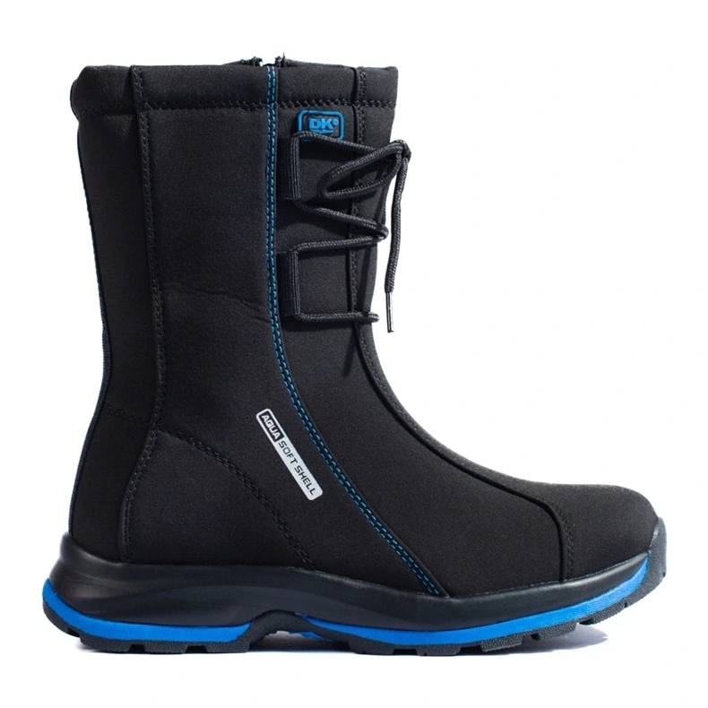 Naisten vaelluskengät DK lampaannahkaisella turkilla musta