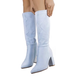 BM Siniset, eristetyt saappaat Narcis-pylväässä sininen