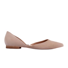 Marco Shoes Hienovaraiset balerinat beige