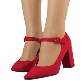 PA1 Punaiset pumput Keller-postissa punainen PA1 Punaiset pumput Keller-postissa punainen