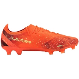 Puma Ultra Ultimate FG / AG M 106868 03 jalkapallokengät punainen appelsiinit ja punaiset
