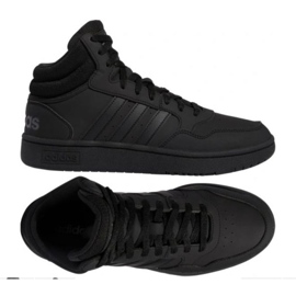 Adidas Hoops 3.0 Mid Wtr GW6421 kengät musta