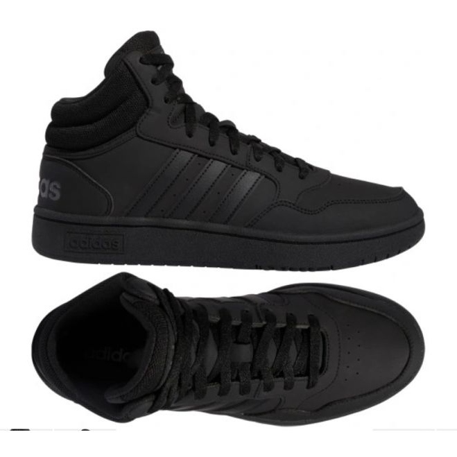Adidas Hoops 3.0 Mid Wtr GW6421 kengät musta