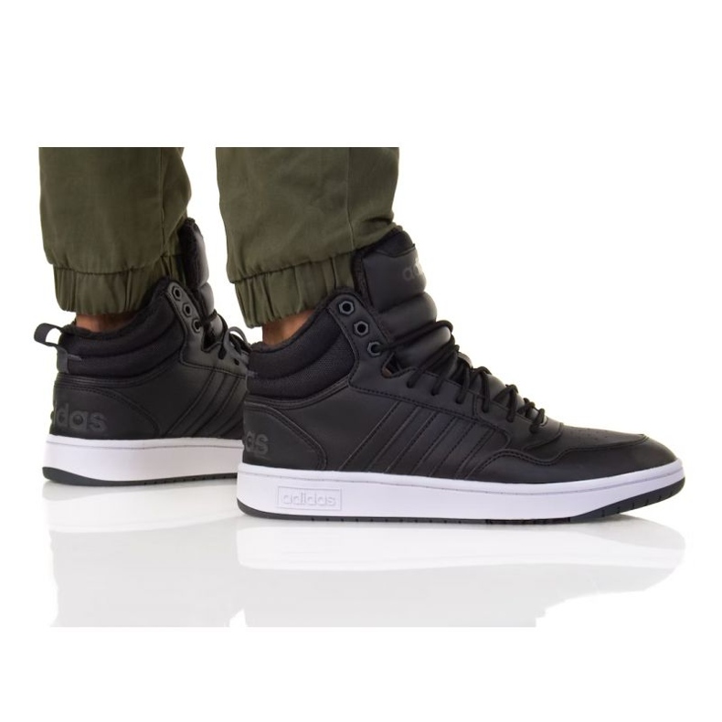 Adidas Hoops 3.0 Mid Wtr GZ6679 kengät musta