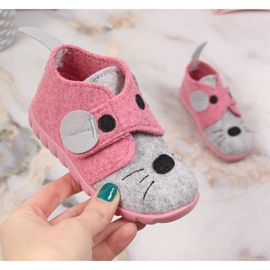 Huovat kotitossut tytöille tarranauhalla Befado 526P104