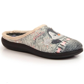 Mukavat lämpimät kotitossut Inblu W ARC25 harmaa