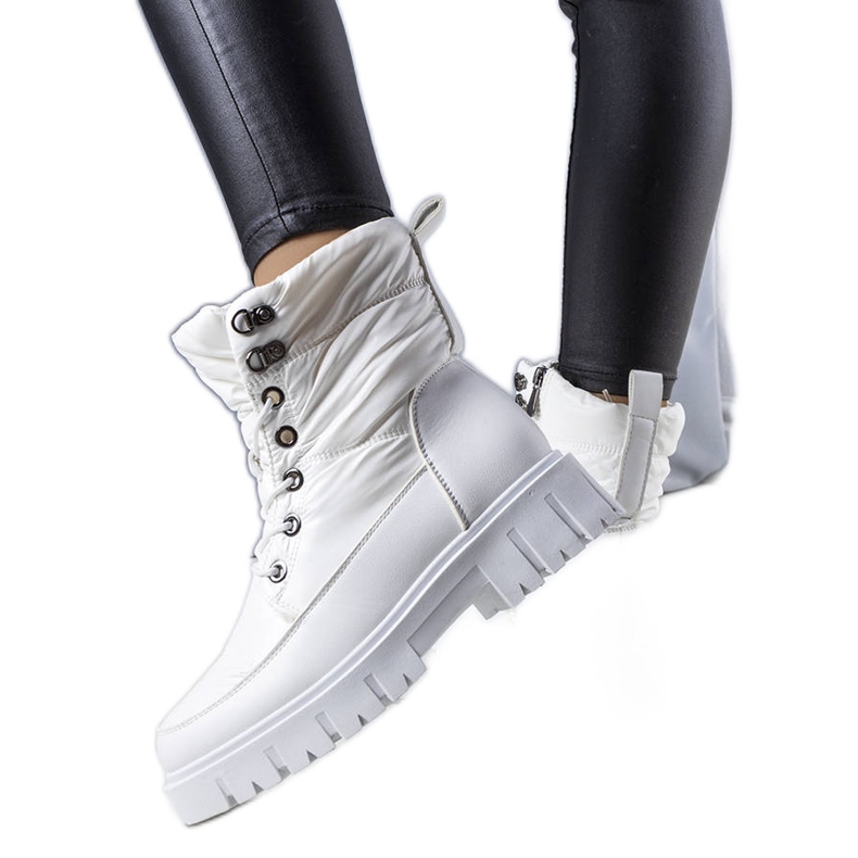 PA1 Anderson naisten valkoiset lumisaappaat valkoinen