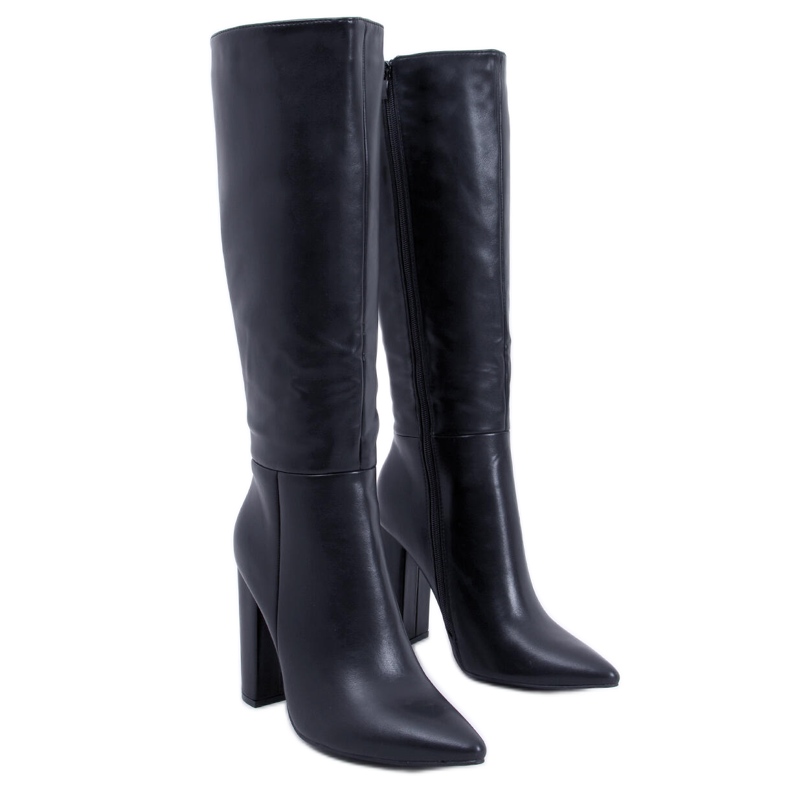 BM Klassiset Tiffany Black -korkokengät musta