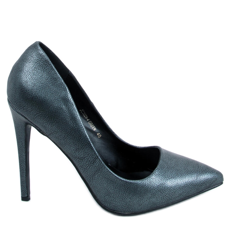 BM Leda Green naisten korkokengät musta vihreä