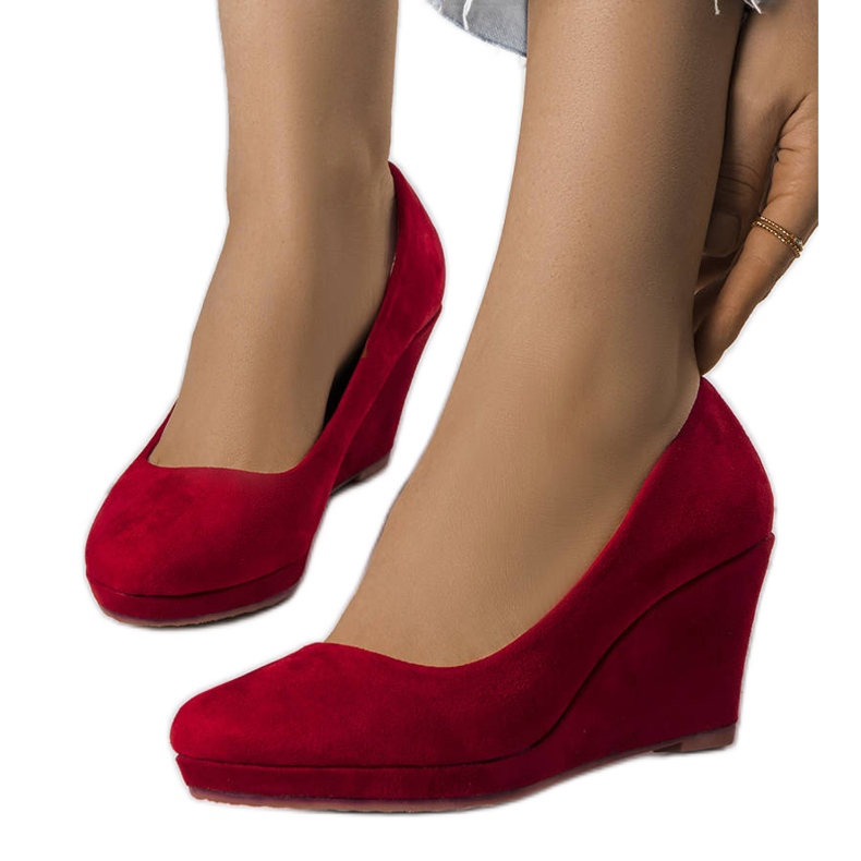 PA1 Reinen punaiset kiilapumput punainen