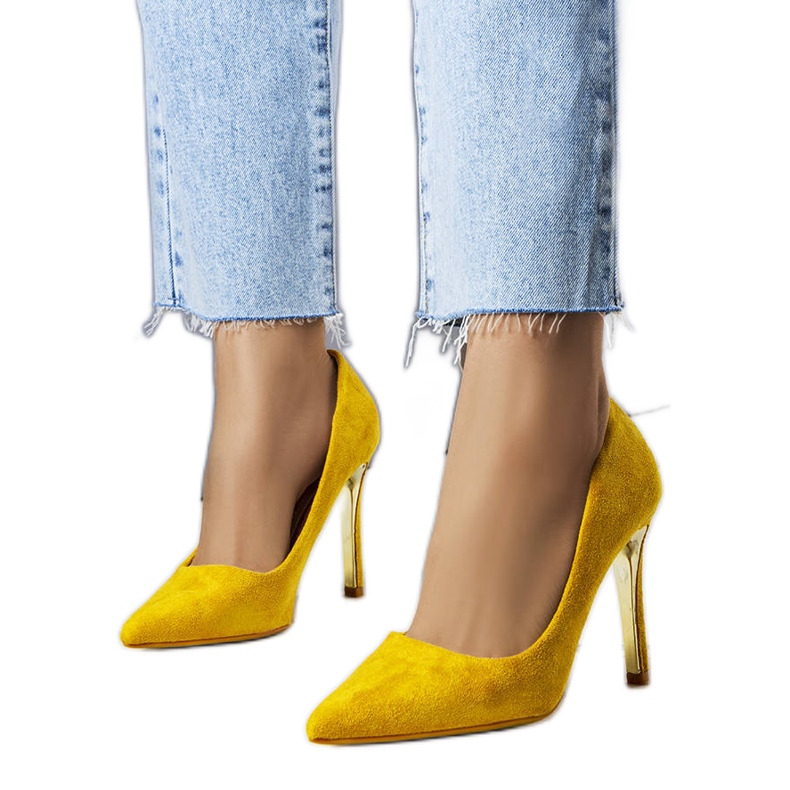 BM Keltaiset Centi-korkokengät keltainen