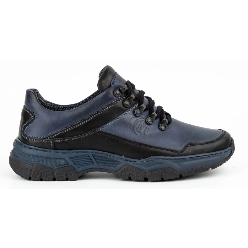 Olivier Miesten vapaa-ajan nahkakengät 842MA laivastonsininen