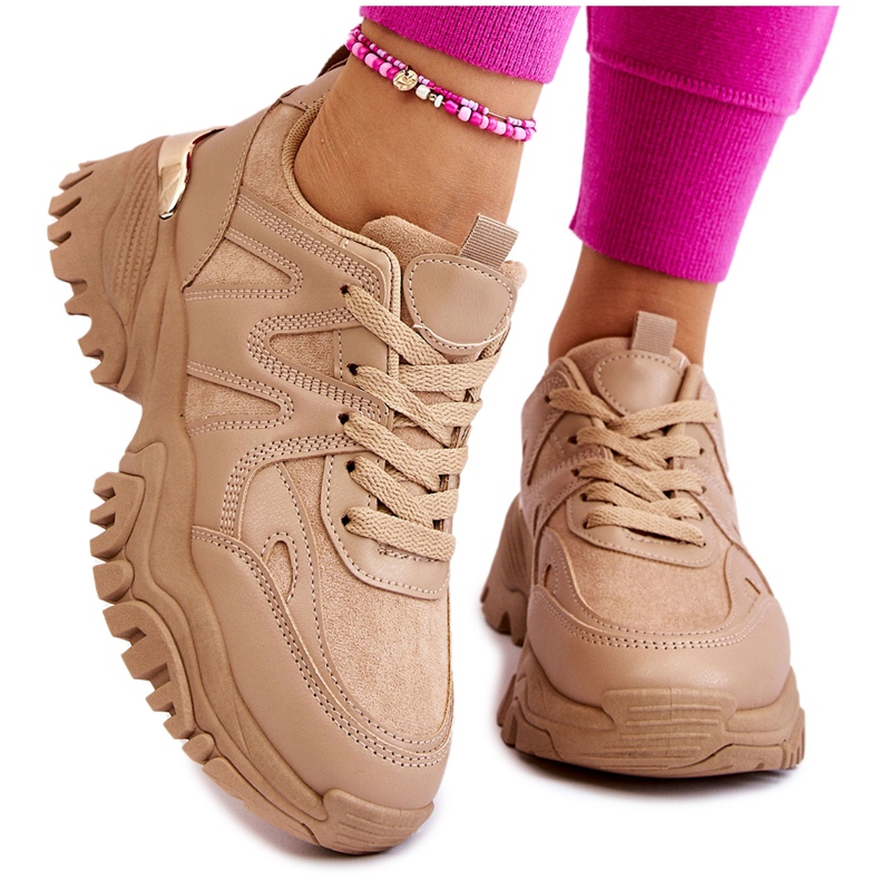 PG1 Classic Platform urheilukengät Tumma beige Bowie