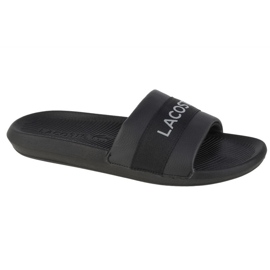 Tossut Lacoste Croco Slide 0721 1 M 741CMA000702H musta