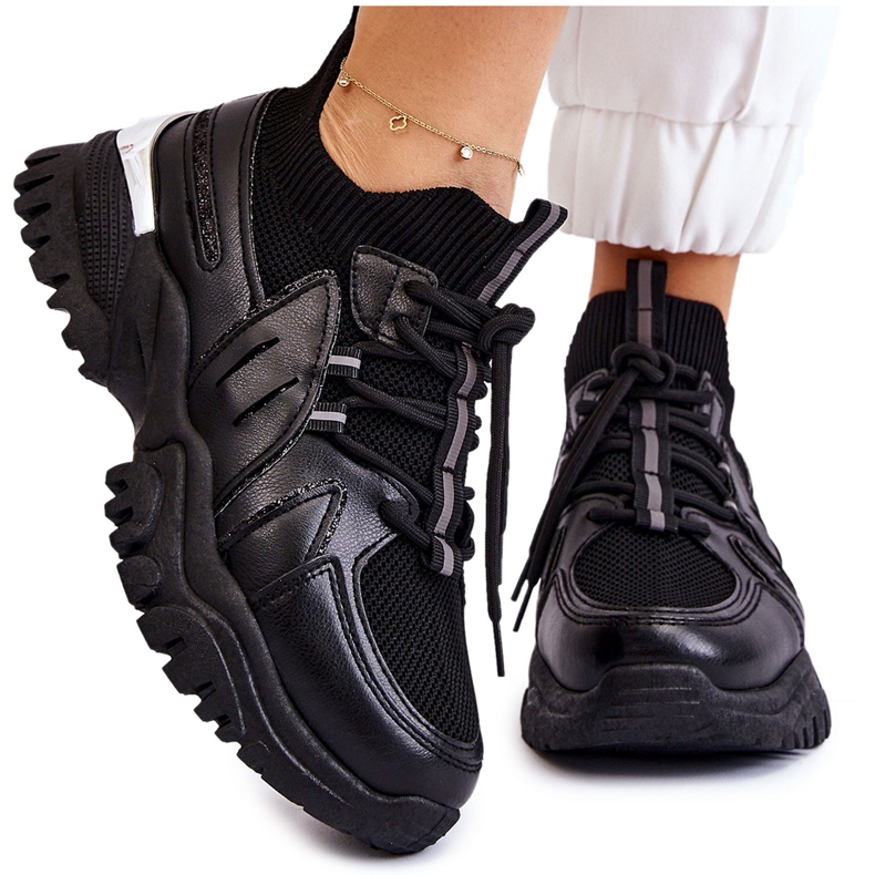 BM Naisten Slip-On urheilukengät Musta Berna