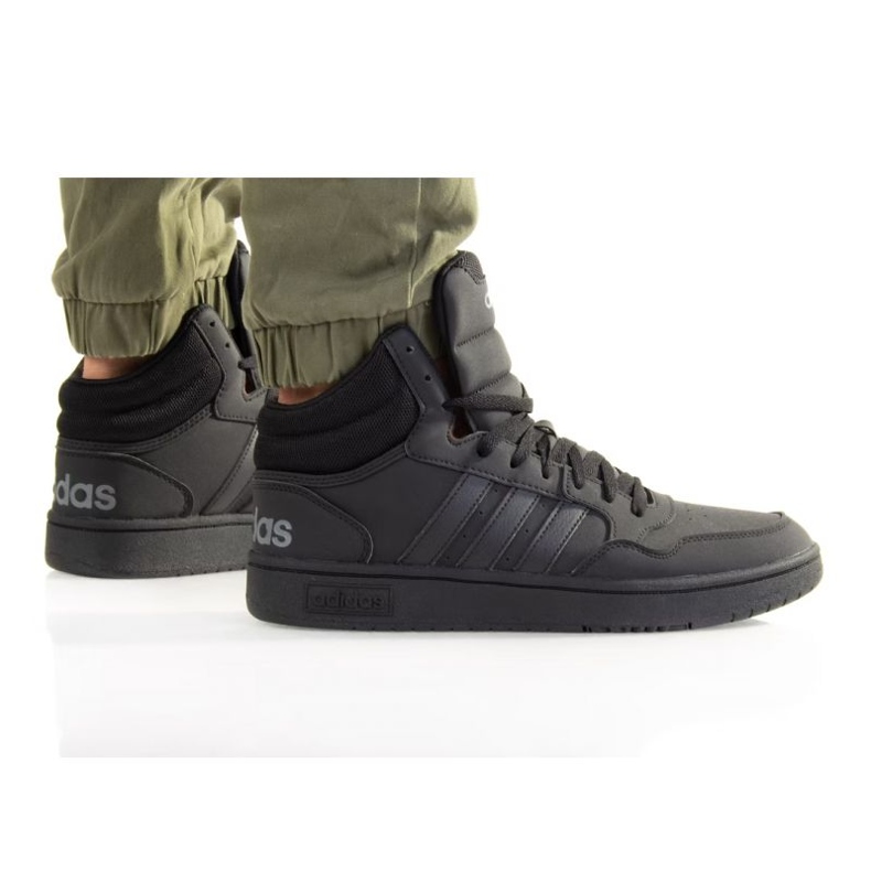 Adidas Hoops 3.0 Mid GV6683 kengät musta