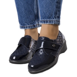 BM Drancy laivastonsiniset brogues tummansininen