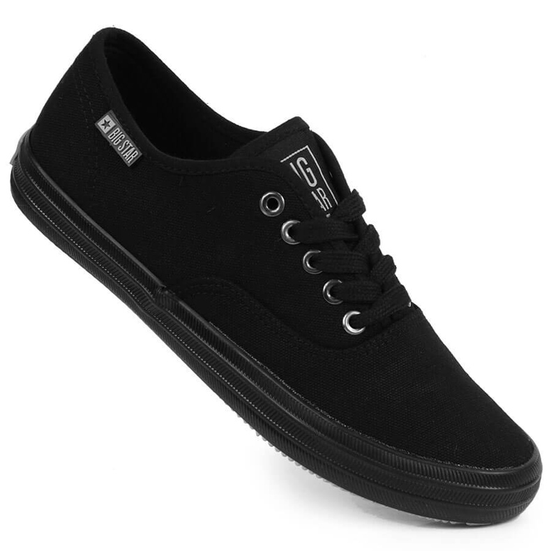 Tekstiililenkkarit täysin mustat Big Star JJ274261