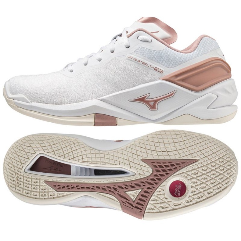 Mizuno Wave Stealth Neo X1GB200036 kengät valkoinen valkoinen