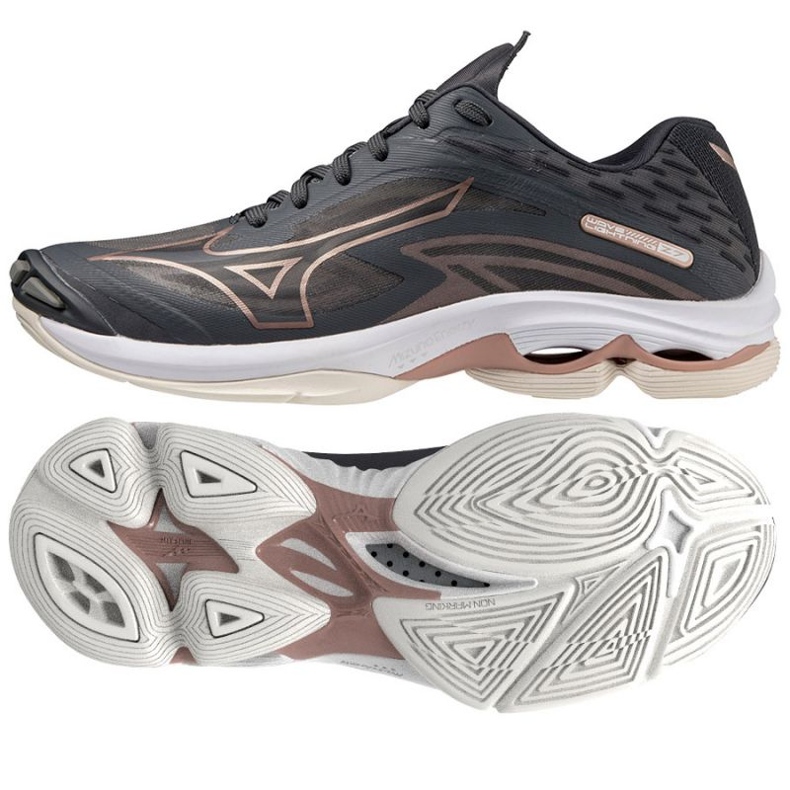 Mizuno Wave Lightning Z7 W V1GC220035 lentopallokengät musta musta