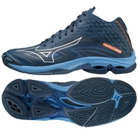 Kengät Mizuno Wave Lighting Z7 Mid M V1GA225021 tummansininen sininen