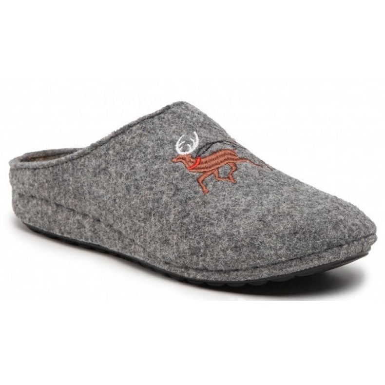 Jouluiset huopatossut Panto Fino WKK267022 INT1797A harmaa