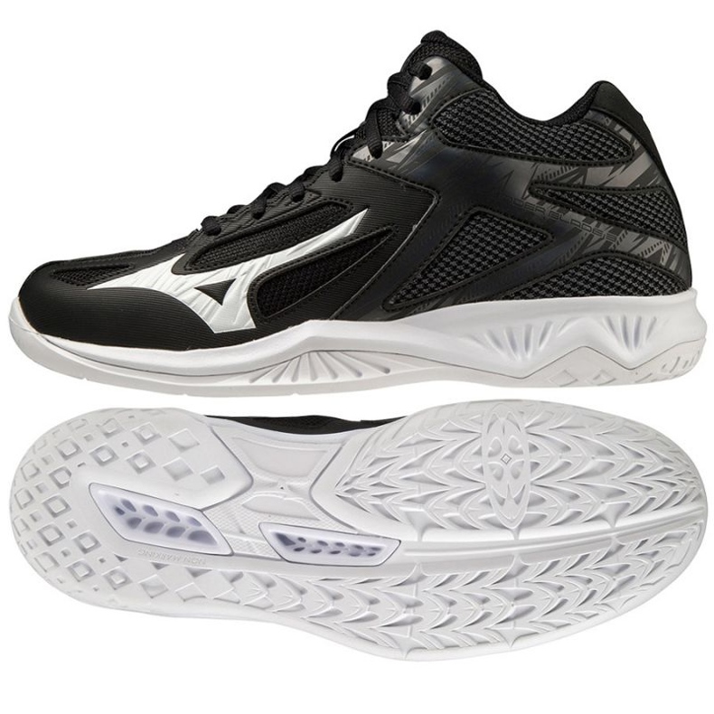 Mizuno Thunder Blade 3 Mid V1GA217501 lentopallokengät musta musta