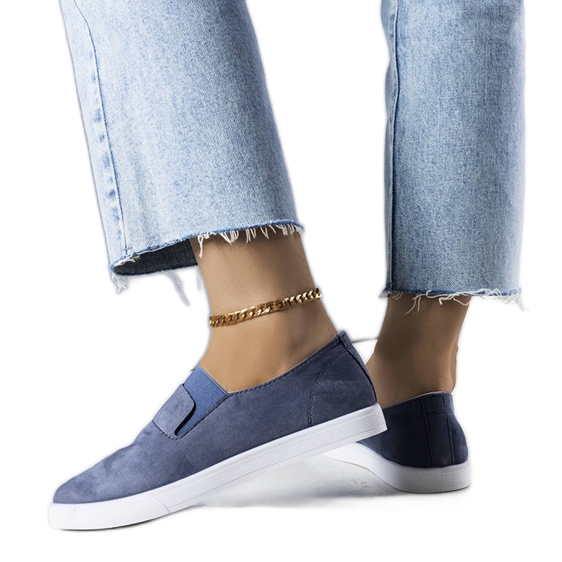 PA1 Jamalin siniset ekologiset mokkanahkalenkkarit sininen