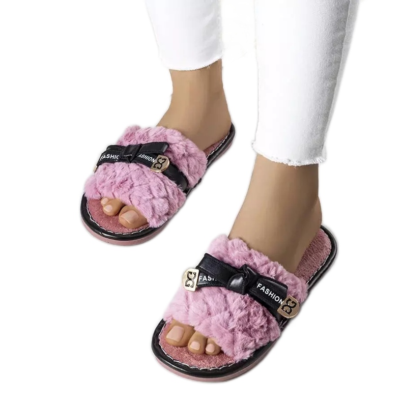 BM Peterin vaaleanpunaiset tossut rusetilla vaaleanpunainen