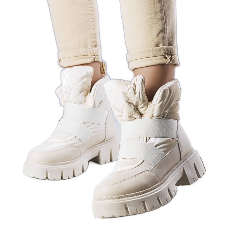 Beiget eristetyt slip-on lumisaappaat Franciscolta