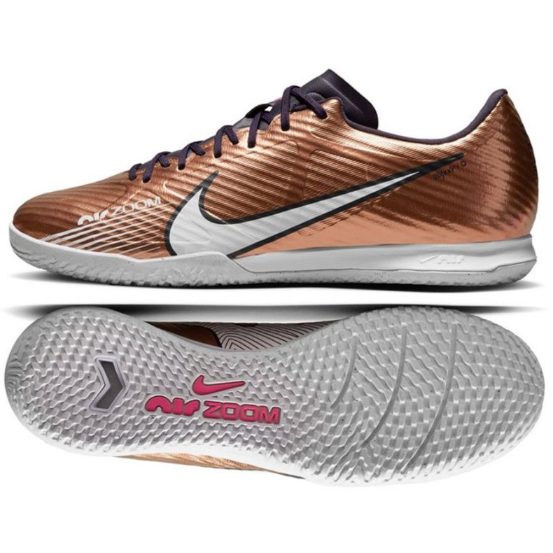 Nike Zoom Mercurial Vapor 15 Academy Qatar Ic M DR5947 810 jalkapallokengät kultainen kultainen