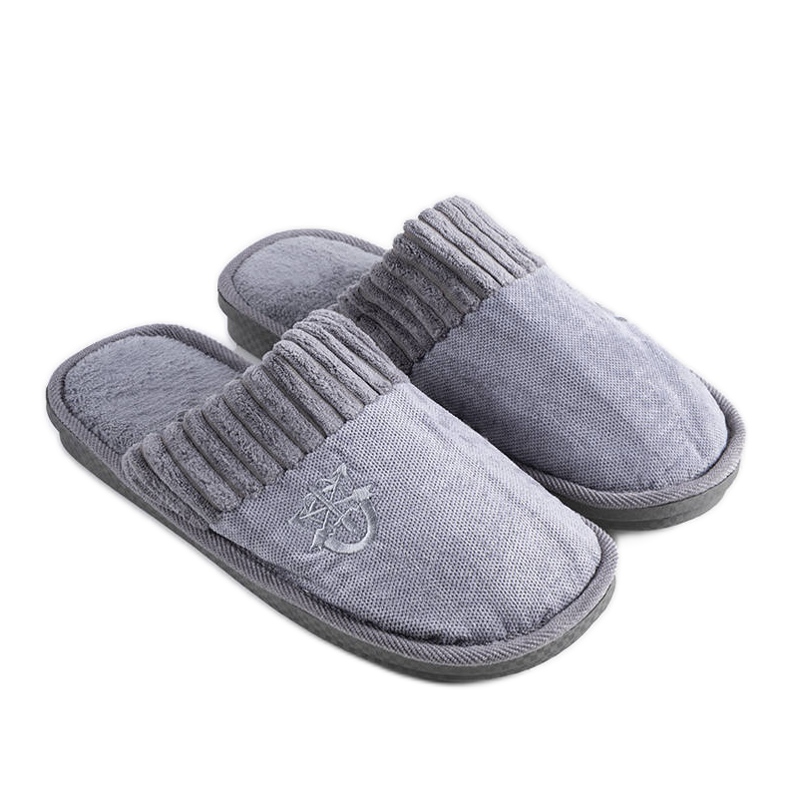 BM Miesten harmaat tossut Lessepsiltä